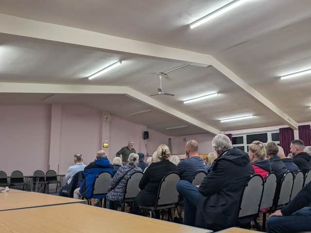 The meeting was held at Walton Community Centre