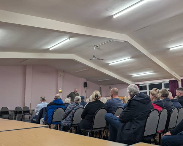 The meeting was held at Walton Community Centre