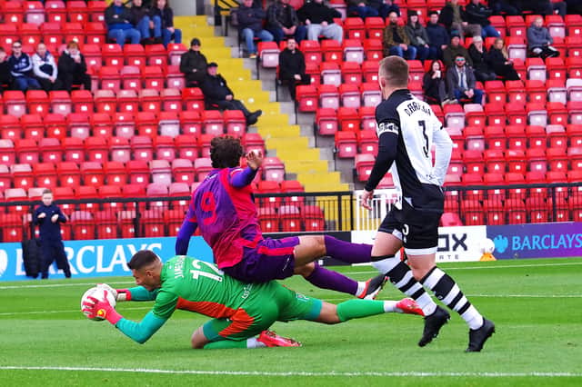 Stafford Rangers in action at Gateshead