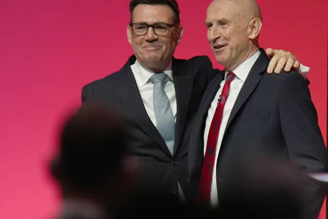 Prime Minister Andy Burnham with Chancellor of the Exchequer John Healey (PA)
