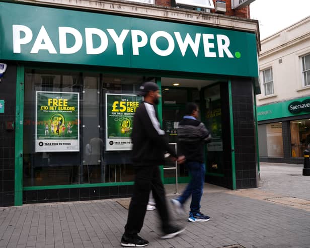 External view of a Paddy Power shop