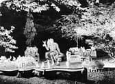 Walsall Illuminations in 1955 featured a depiction of Gulliver in Lilliput