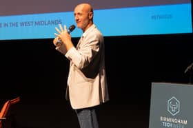 Andy Hague, chief executive of TechWM, speaking at Birmingham Tech Week 2026