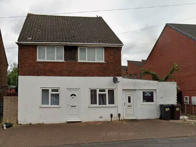 The house and garage in Fourth Avenue, Low Hill, pictured in 2024 before the conversion