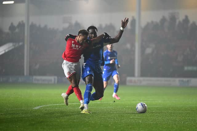 Tai Sodje opened the scoring for Walsall with his fourth goal in three games in all competitions.