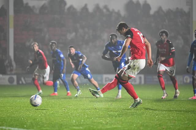 Pressley extended his season tally to eight from the spot - equalling a career record for the Scotsman.