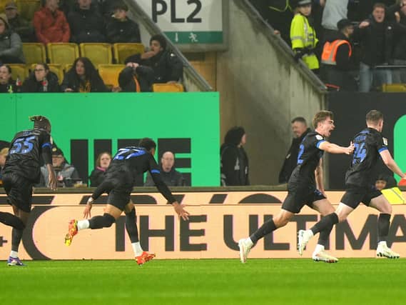 Terry Devlin celebrates