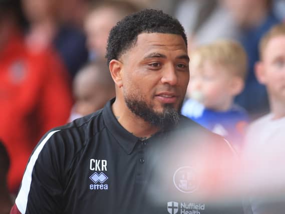 Crawley manager Colin Kazim-Richards