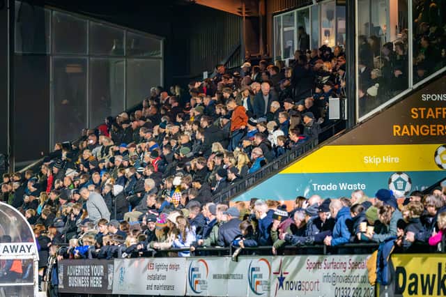 Stafford Rangers supporters turned out in their numbers!