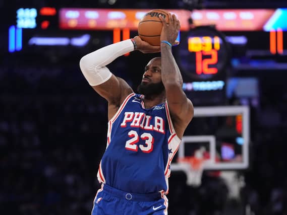 LeBron James was victorious on his Philadelphia debut