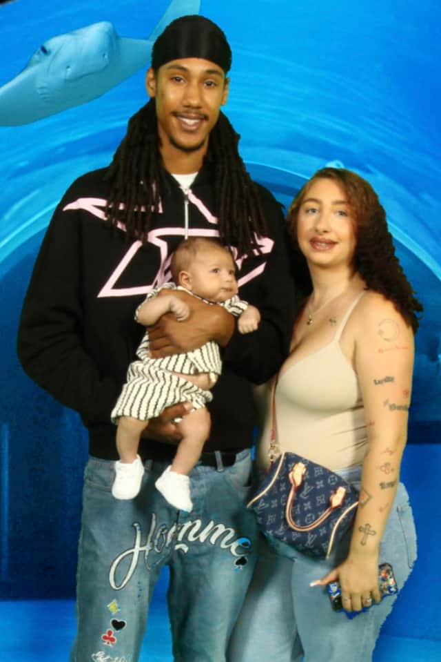 Kelcie Smith and Lewis Taylor-Johnson with their son Jahsiah