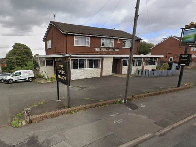 The Spills Meadow pub pictured last year