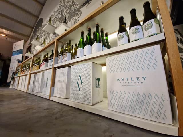 The shop at Astley Vineyard
