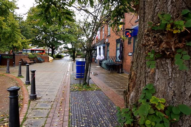 The area has a nice feeling to it