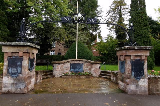 The Codsall War Memorial is one of many places of peace in the area
