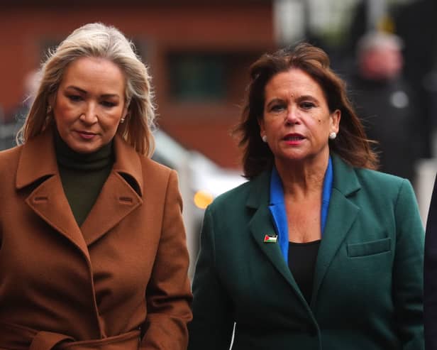 Michelle O'Neill and Mary Lou McDonald