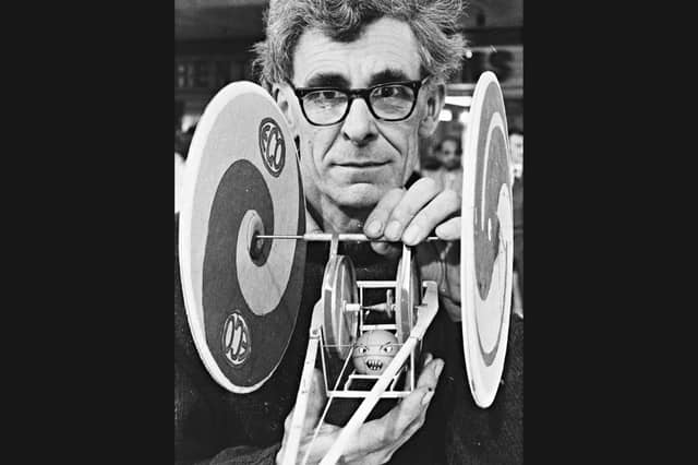 PICTURE FROM THE ARCHIVE: BBC TV and local radio hosted the Birmingham regional heat of The Great Egg Race inside New Street Station on May 23, 1978, with comedian Don MacLean presenting. Professor David Turner of Warwick University is pictured showing off his ingenious custom contraption, built specifically to carry an egg safely across the finish line. Do you remember watching The Great Egg Race, or were you at New Street Station to see the quirky inventions in action?
