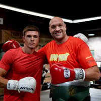 Cannock 'boy' Ollie Cooper warms up Tyson Fury for Anthony Joshua super fight