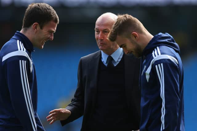 Tony Pulis with James Morrison