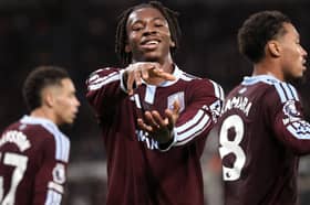 Johan Manzambi starts for Villa.