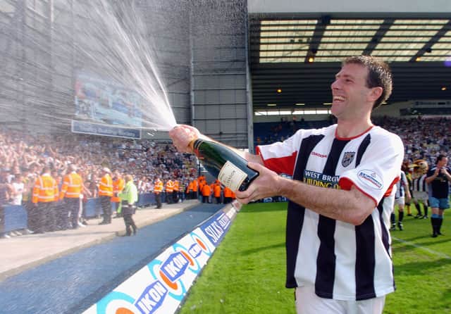 Sean Gregan captained Albion to promotion in the 2003/04 season