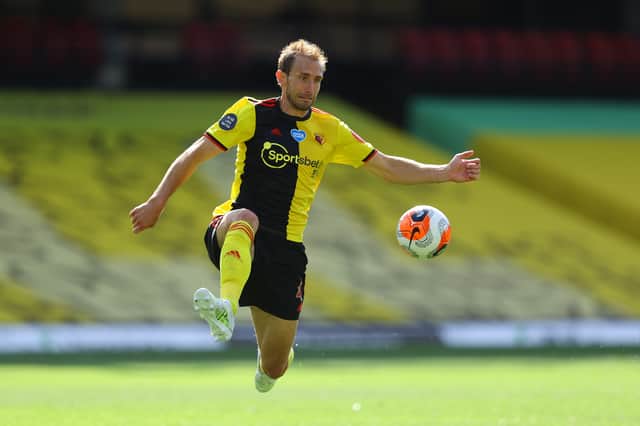 Craig Dawson in Watford colours during the Covid-19 pandemic