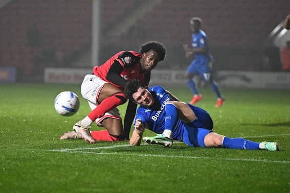 Walsall defender Elicha Ahui has returned from suspension.