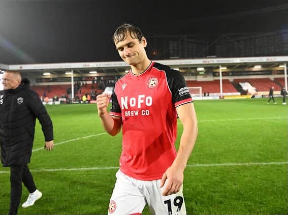 Walsall striker Aaron Pressley has plundered eight goals in all competitions this term.