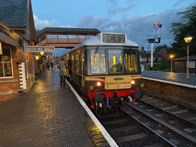 Heading to Kidderminster to pick up returning commuters for the final leg of their journey to Bewdley on 21 October. Mike Hulme