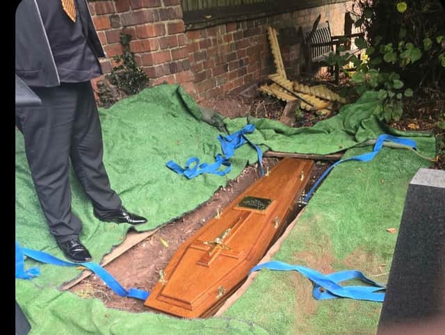 The Constable family were left devastated by the botched burial