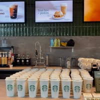Watch: New Starbucks opens in Staffordshire town with customers forming long queues