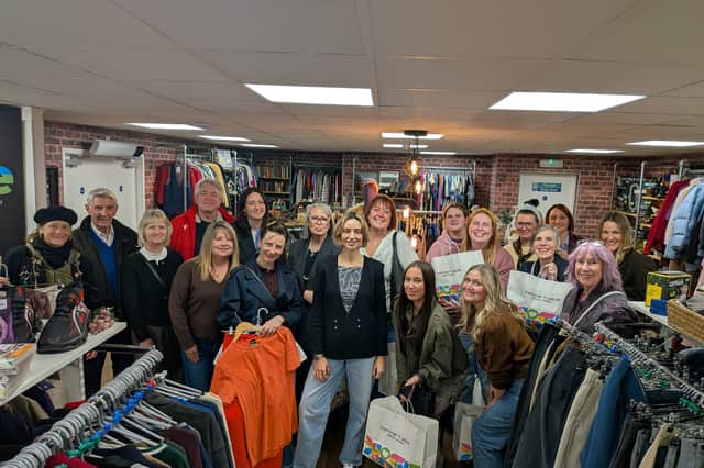 Jen at a previous 'rummage' in Chester