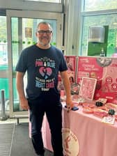 Darren Pallet was diagnosed with breast cancer