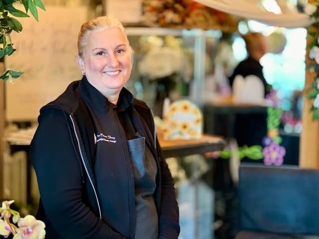 The Flower Shop, Codsall, celebrates its 70th birthday. Pictured is owner Louise Roberts-Rose