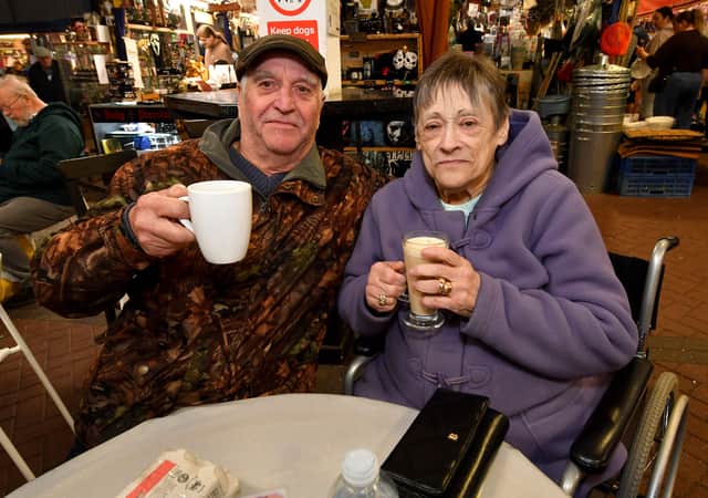 Feature on why people like Blackheath Market so much.
Shoppers Paul Bates and Vicky Bates.
Tim Thursfield/Iconic Media Group