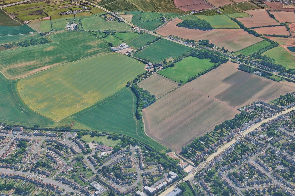 Developer plans 1,200 homes on Walsall green belt site