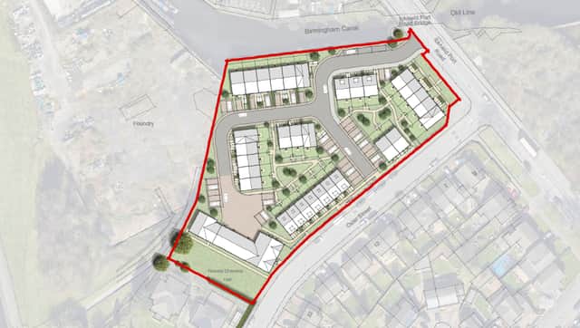 Visualisation of proposed scheme for site on the junction of Osler Street and Icknield Port Road, Birmingham.