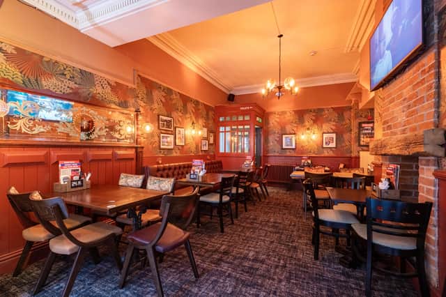 The pub has been designed for comfort and with big screens always on view