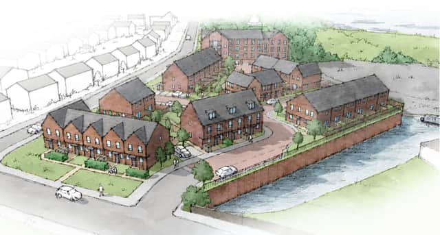 Visualisation of proposed scheme for site on the junction of Osler Street and Icknield Port Road, Birmingham.