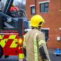 Staffordshire Fire and Rescue Service worked to extinguish the fire in Bridgtown. Photo: Staffordshire Fire and Rescue Service