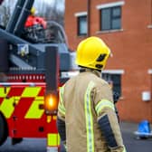 Staffordshire Fire and Rescue Service worked to extinguish the fire in Bridgtown. Photo: Staffordshire Fire and Rescue Service