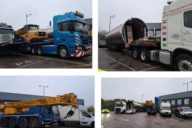 More than 50 vehicles were checked during the operation. Photo: Stafford Borough Police