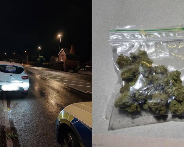 The car was seized and drugs recovered following the stop. Photo: South Staffordshire Police