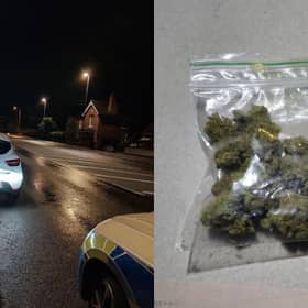 The car was seized and drugs recovered following the stop. Photo: South Staffordshire Police