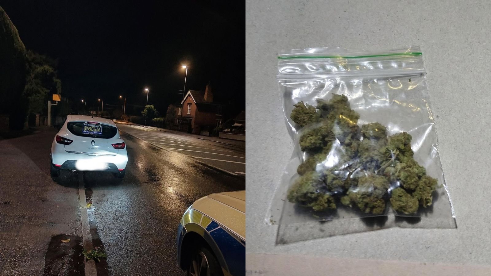 Car seized and driver arrested after drugs recovered in Staff