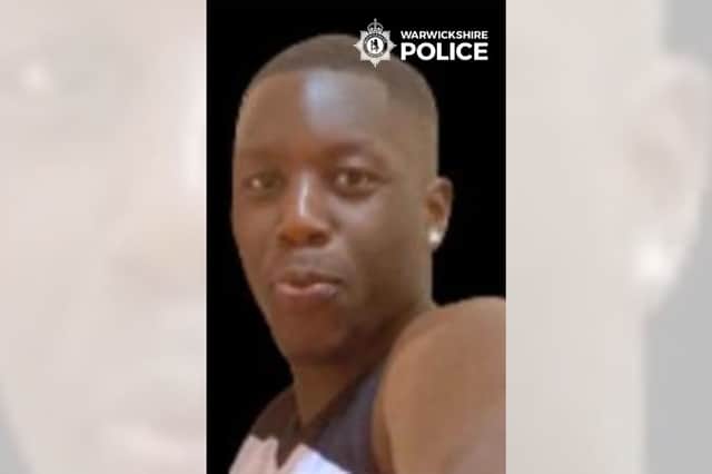 Moustapha Korouma is wanted in relation to an offence involving trafficking. Photo: Warwickshire Police