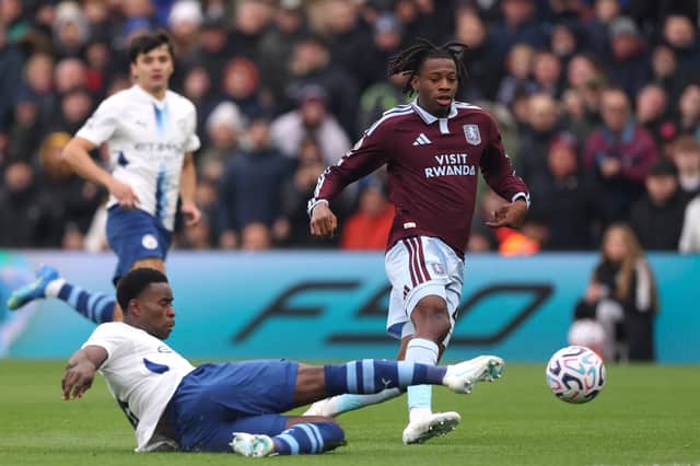 Johan Manzambi recovered from a knock to start for Villa.
