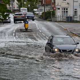 Flooding, Sandon Road, Stafford.