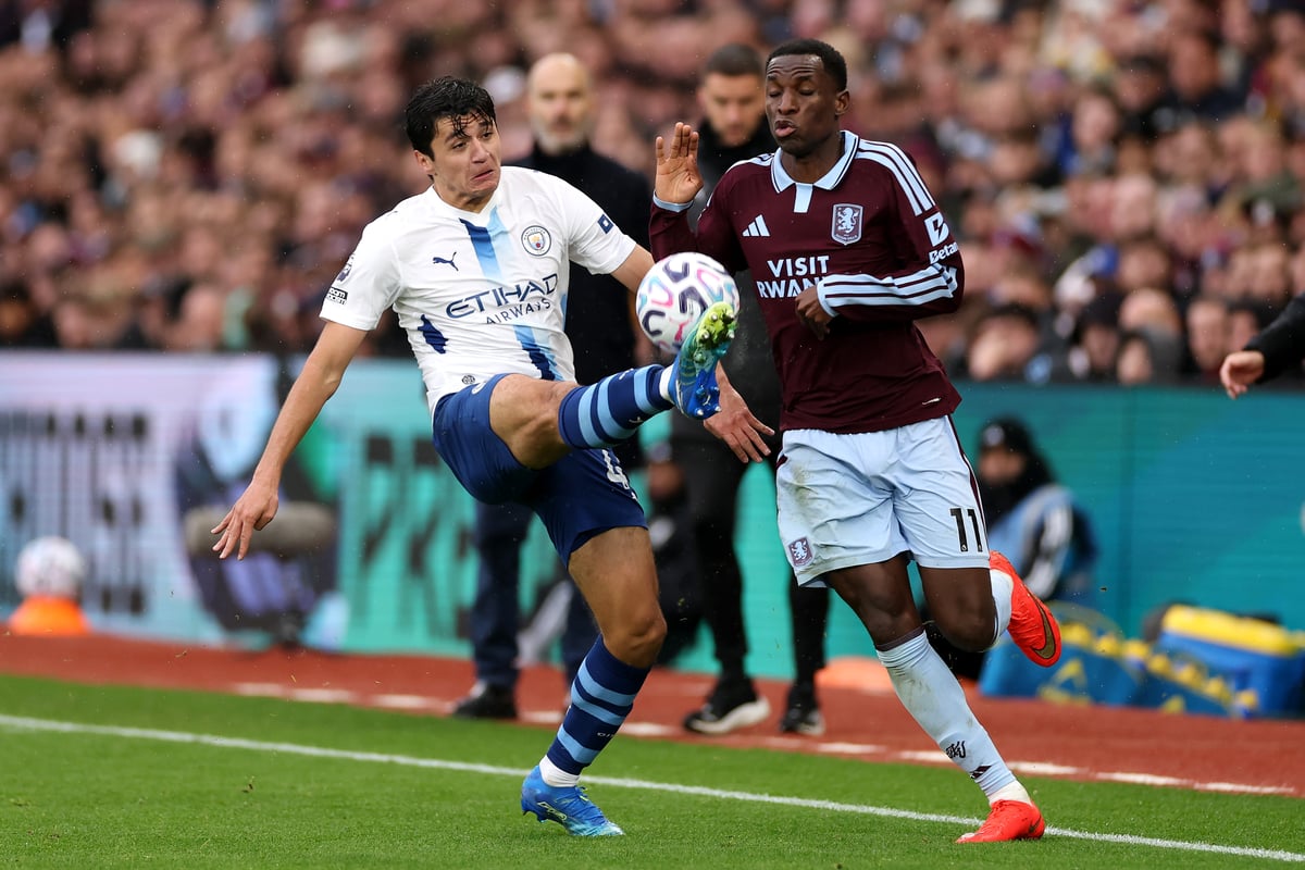 Aston Villa beat Manchester City 2-1 in Premier League