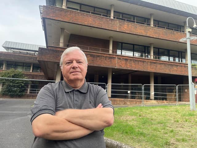 Alan Amos At County Hall